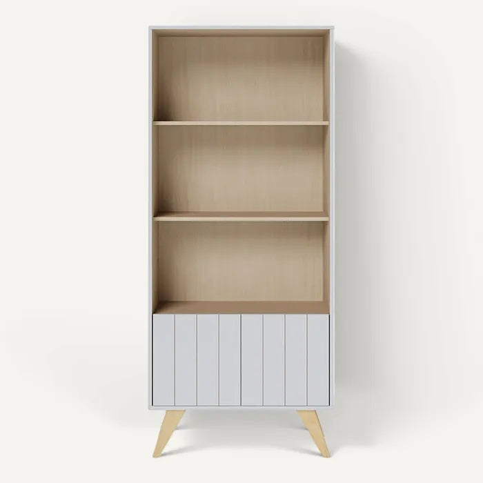 **Moderne Boekenkast met Open Planken and Lade**